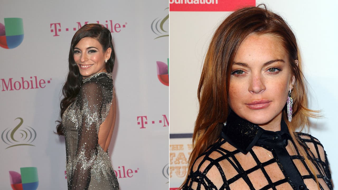 Ana Brenda Contreras y Lindsay Lohan tienen 34 años. La tejana de origen mexicano está en uno de los mejores momentos de su carrera, mientras que la norteamericana intenta recuperar su imagen tras escándalos y poblemas de adicciones.