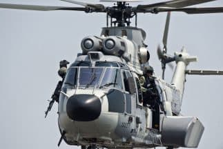 Helicópteros de la Secretaría de Marina sobrevolaron la ciudad de Culiacán para mantener una vigilancia más estrecha.