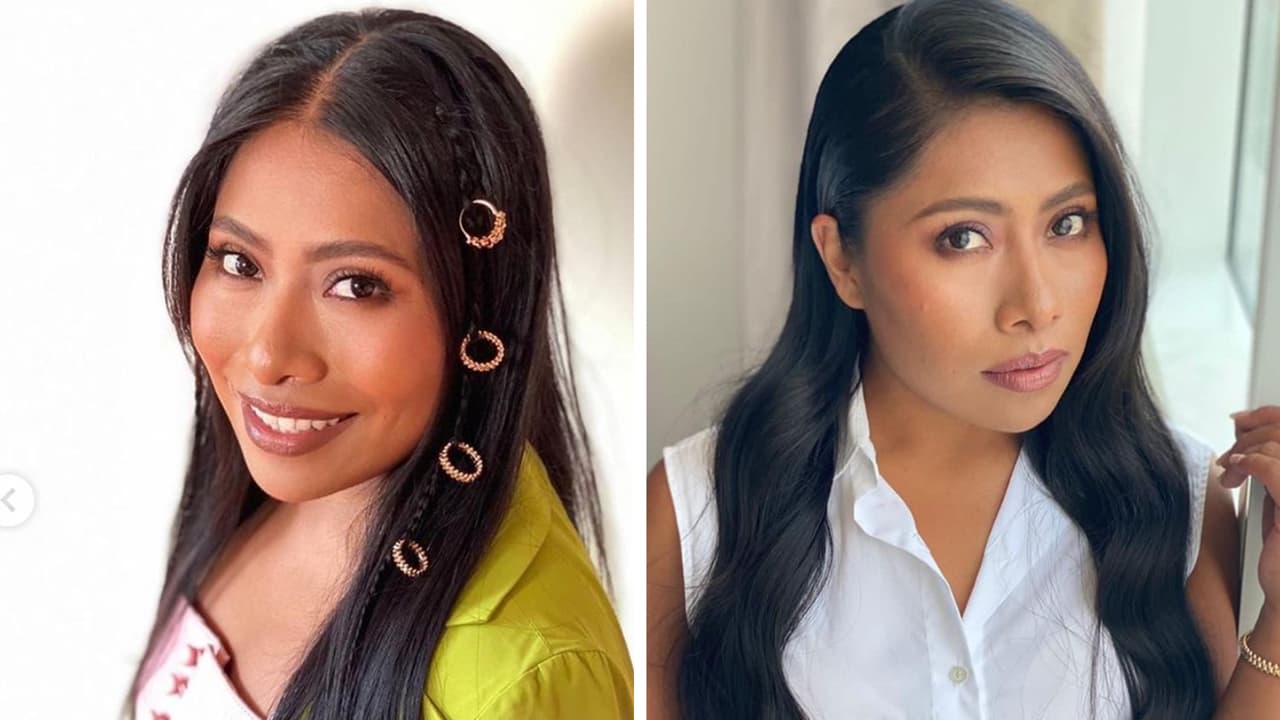 El espectacular outfit de Yalitza para la alfombra roja de 'Presencias' era de hombre, pero ella lo transformó