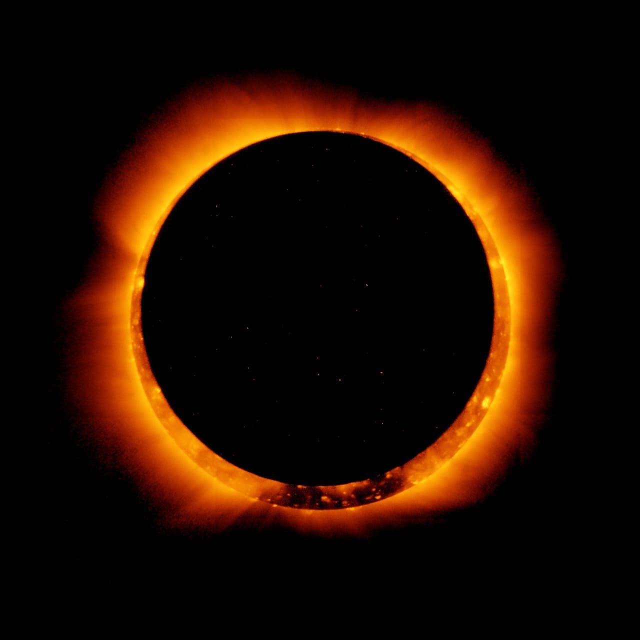 Así se ve un Eclipse Anular de Sol