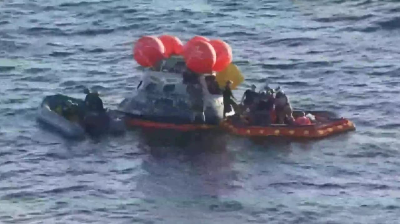 Video: Así salieron los astronautas de la cápsula Orión de la histórica misión Artemis II