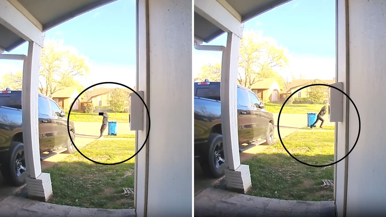 Un video captado por una cámara Ring muestra a 
<b>un hombre enmascarado disparando varias veces contra una casa en Lewisville, Texas.</b> El incidente ocurrió el lunes por la mañana, sin reportes de heridos. 
<b>La policía busca al agresor, quien huyó tras el ataque.</b>