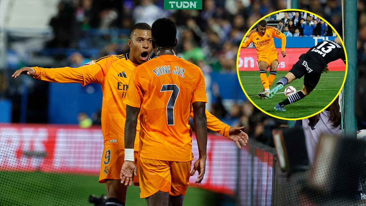 Mbappé acaba con su mala racha y Real Madrid golea al Leganés