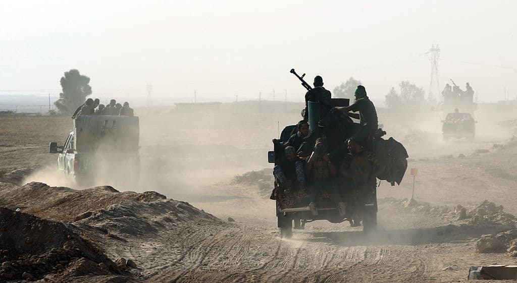 Ofensiva de las fuerzas iraquíes, con apoyo de la coalición internacional, sobre Mosul en Irak