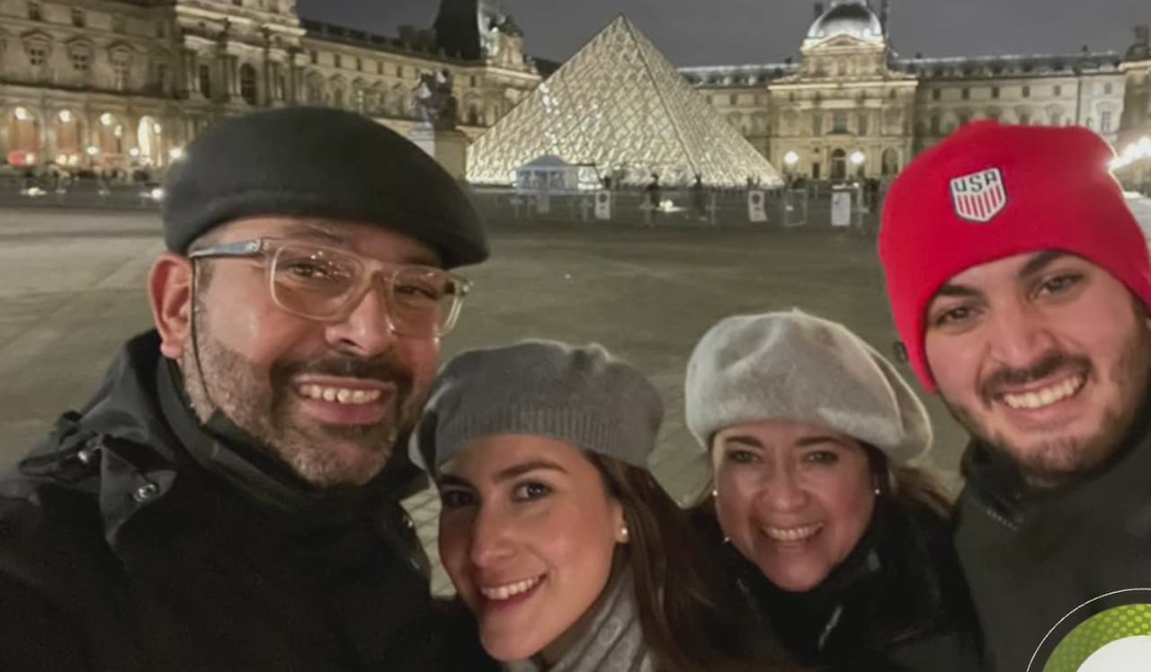 Durante una semana, la familia de Jessi recorrió París, de día y de noche.