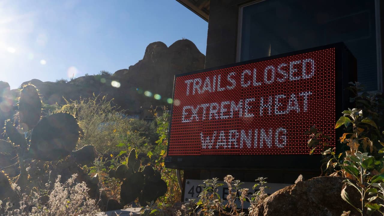Fin de semana de altas temperaturas en Arizona: Una localidad del estado rompió un récord de todo el país
