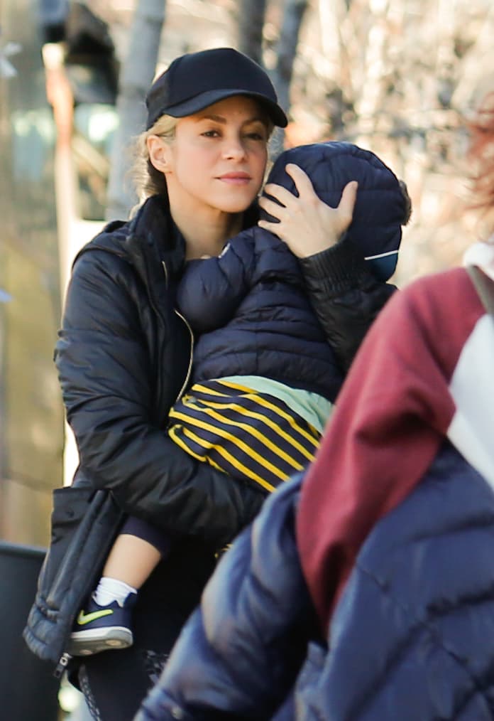 Pero no descuidó a su nene.