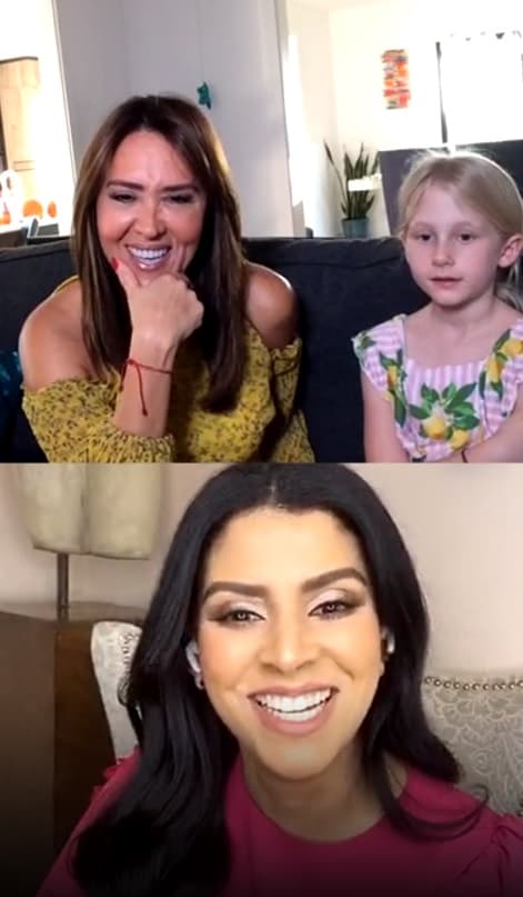 A pesar de su corta edad, Zoe se muestra siempre muy atenta y compartió el mensaje con las seguidoras de redes sociales de la presentadora de El Gordo y La Flaca.