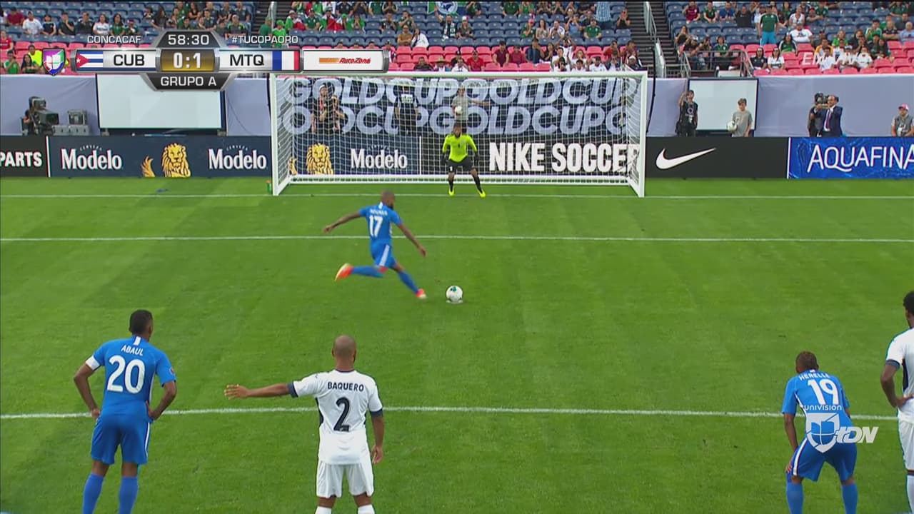 ¡Infame! Martinica tenía el 2-0 de penal pero Parsemain la voló