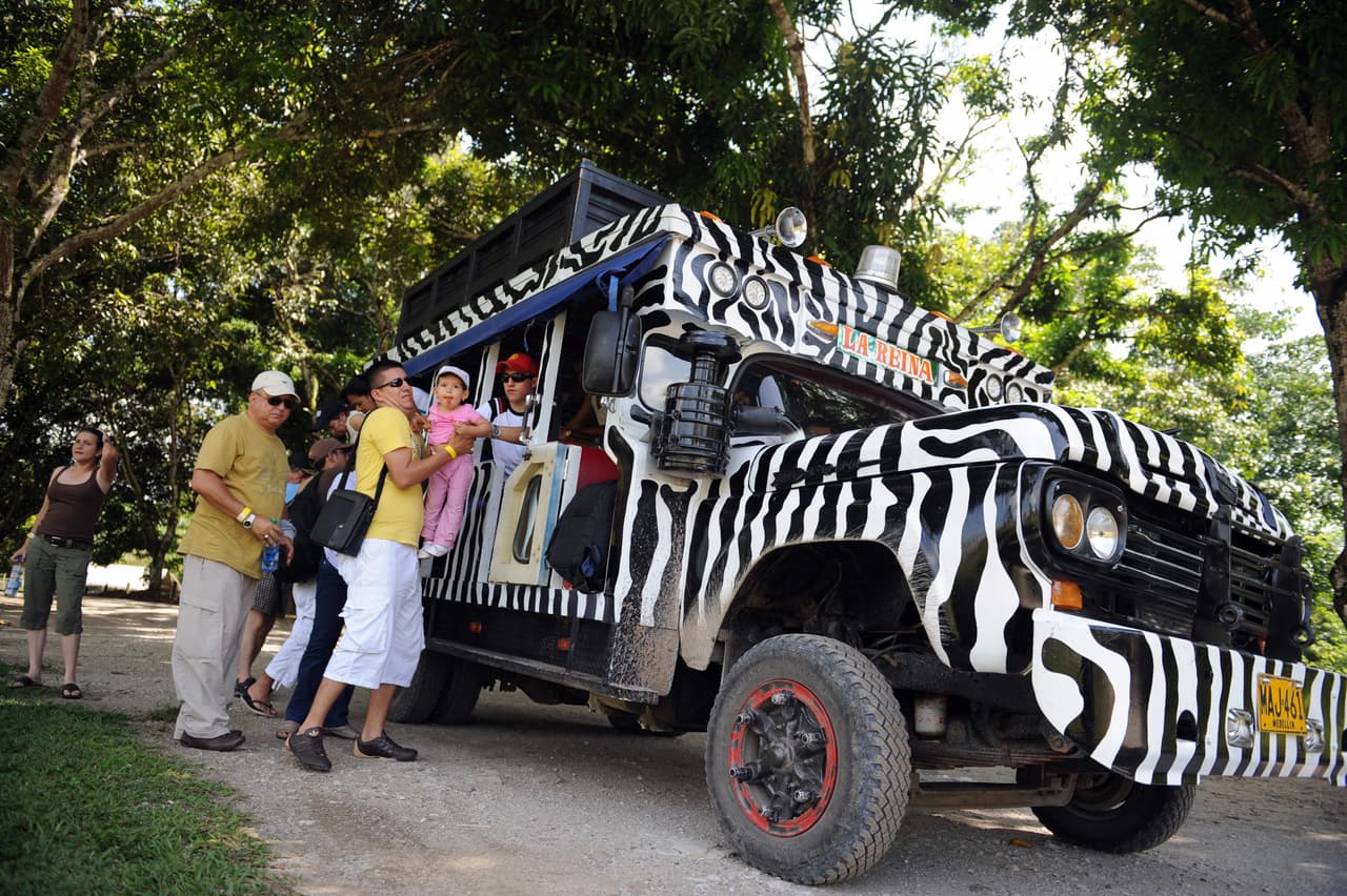Para vivir la experiencia del zoológico hay un safari.