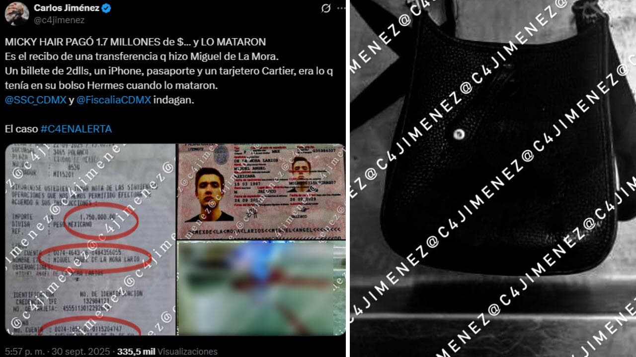 Pertenencias de 'Micky Hair'.