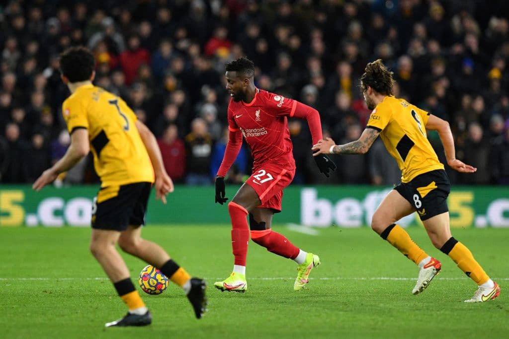 Con un gol de Divock Origi al minuto 90+4, LIverpool consigue los puntos de visitatras pegarle 0-1 al Wolverhampton.