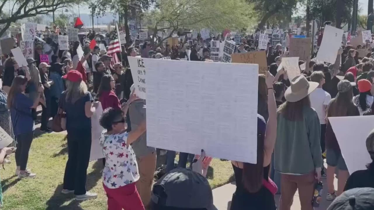 Arizona se une a paro nacional laboral, escolar y comercial: Así se vivió la movilización en el Capitolio estatal