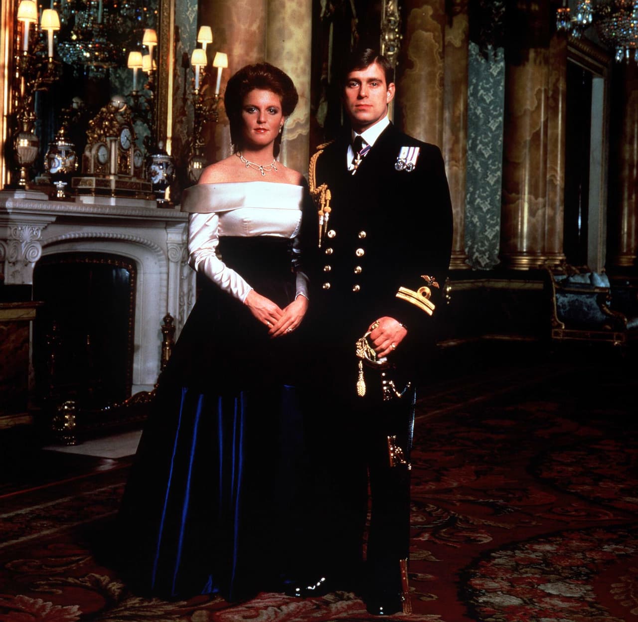 Sarah Ferguson y príncipe Andrew, 1968