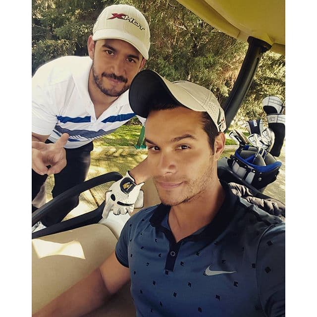 El hijo de Arturo Peniche también se ha dado una buena vida en estos días.