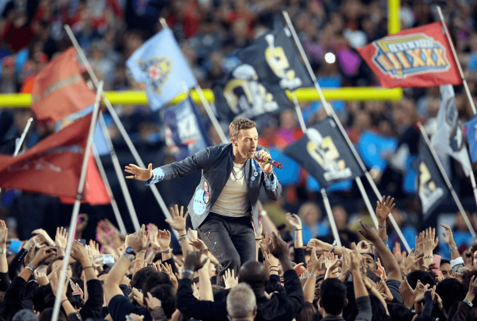 La indiscutible trayectoria y talento de Coldplay quedaron impresos en cada minuto de su presentación.