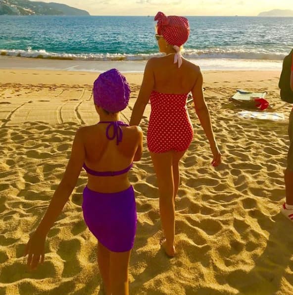 Itatí y María Itatí son muy afines y actualmente tienen la oportunidad de estar tras bambalinas durante las grabaciones de la serie de Silvia Pinal.