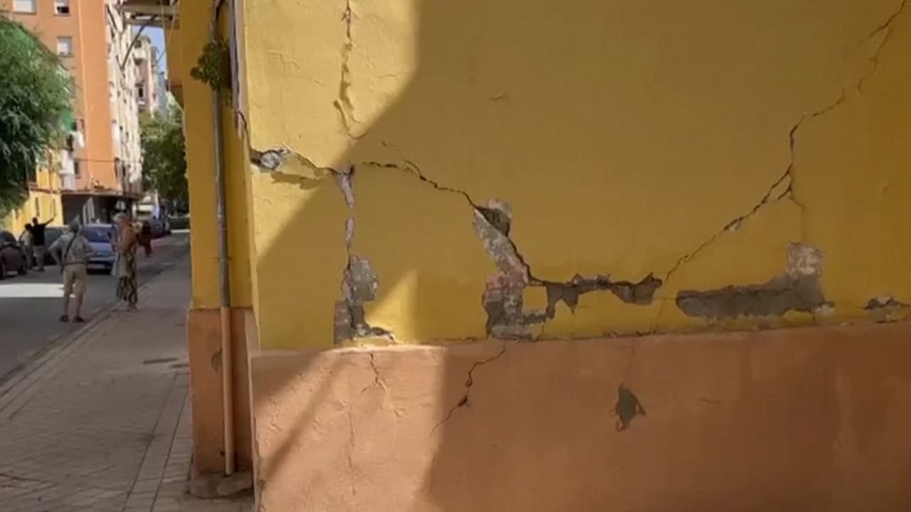 Así se ven los daños por sismos en Granada, España; hay al menos tres heridos