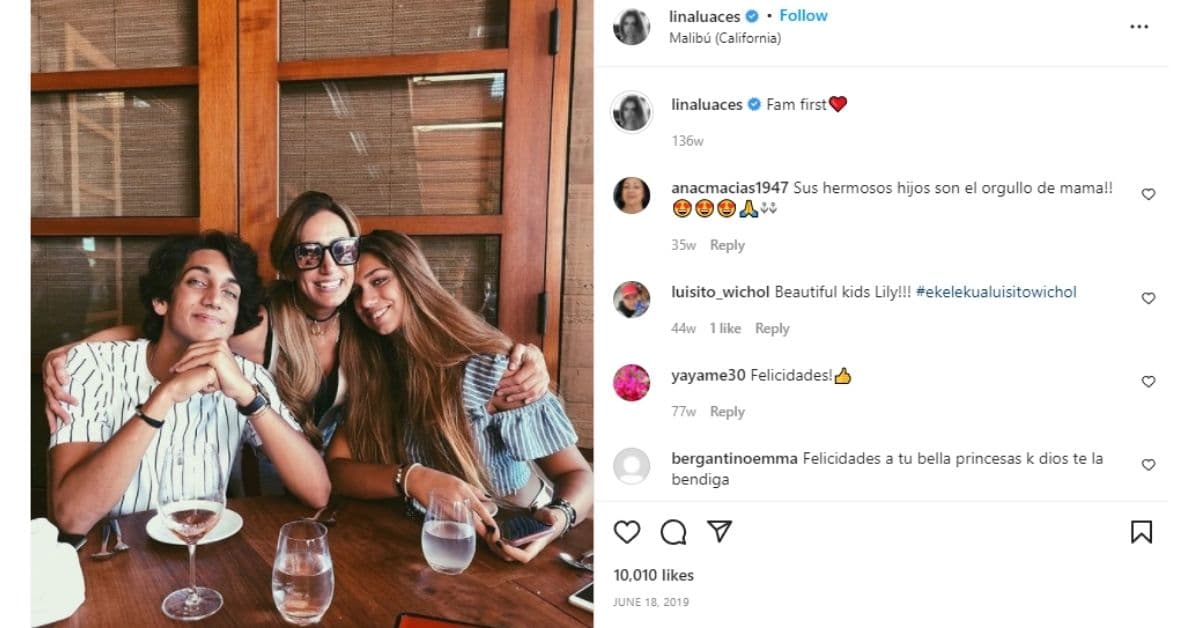 Lorenzo Luaces, Lili Estefan y Lina Luaces