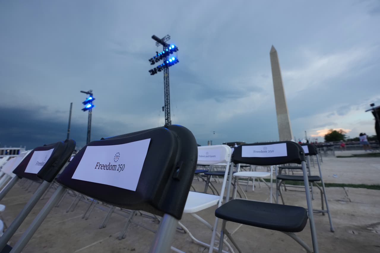 El principal evento del 4 de julio en Washington es evacuado por amenaza de tormenta