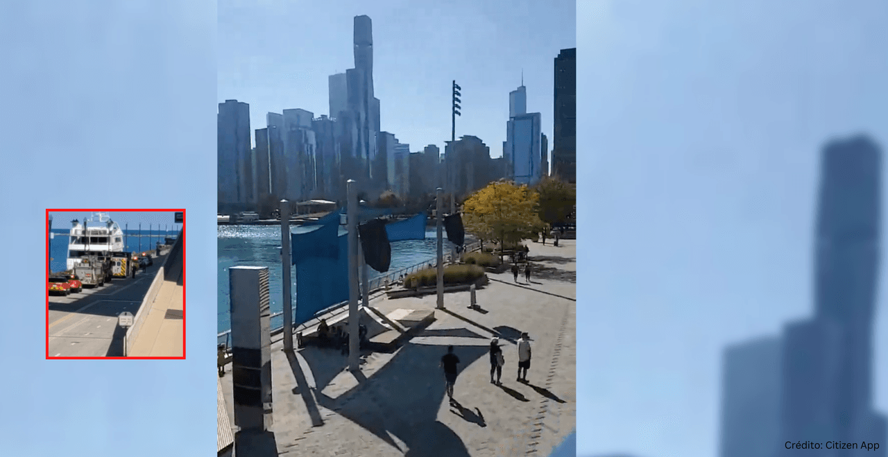 Rescatan a un menor de edad de las aguas del lago Michigan cerca del Navy Pier