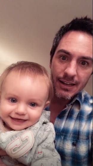 Mauricio Ochmann celebra la llegada de sus 41 años en compañía de su segunda hija, Kailani, quien nació el 25 de febrero pasado.
