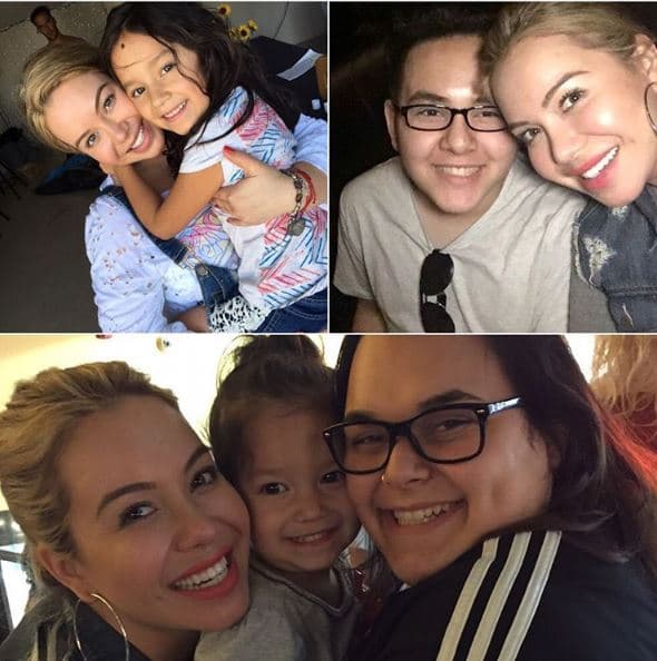 Pero la dicha también crece, pues ser tia es otra cosa que la llena de felicidad.