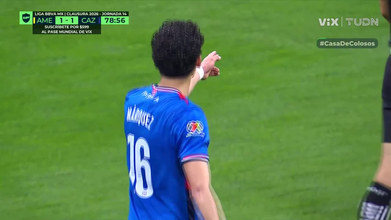 ¡Imperdible! Cruz Azul se queda muy cerca del 1-2 vs. América y asusta a todos