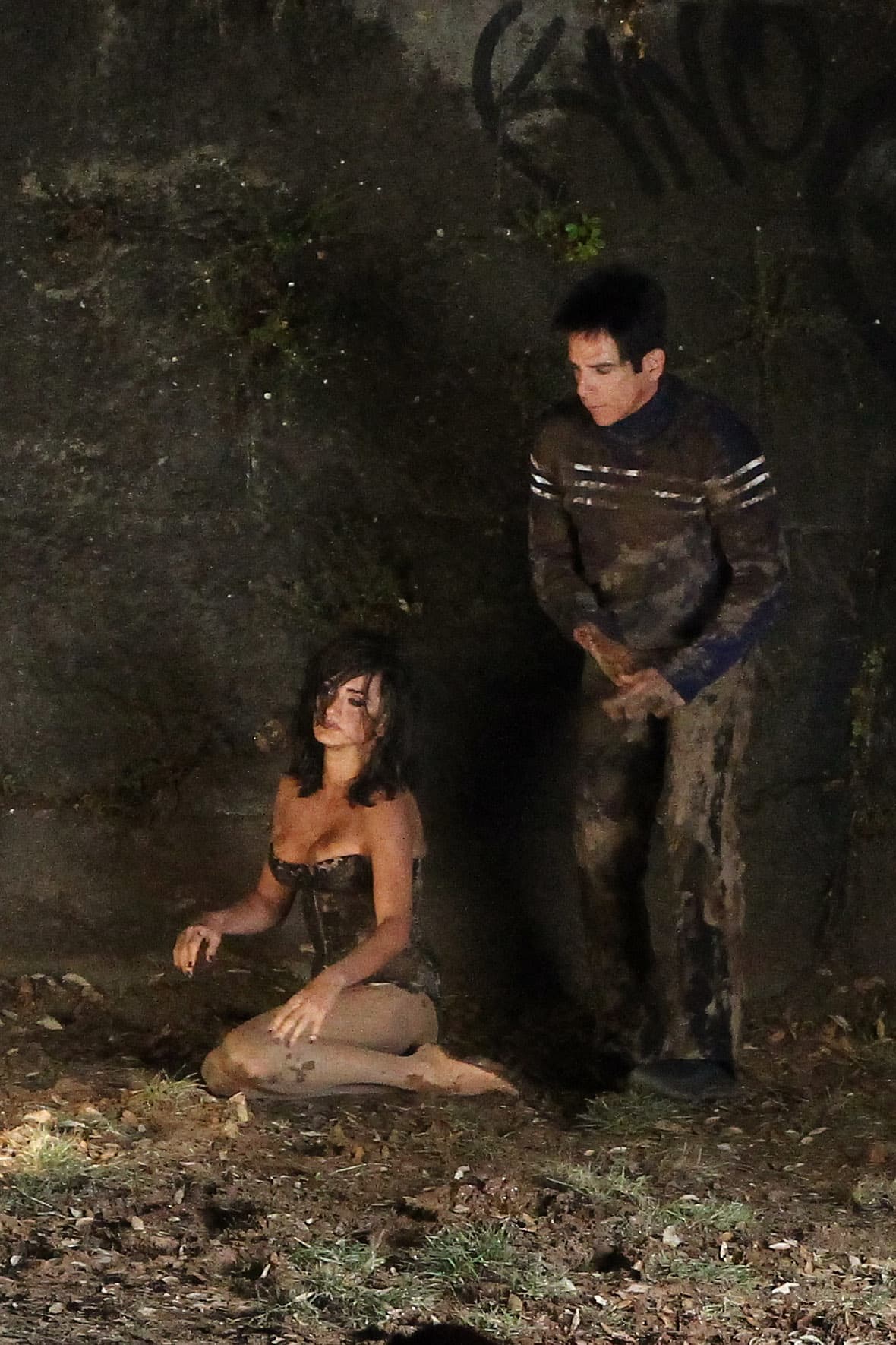 Fue en Roma donde los actores ensuciaron sus cuerpecitos.