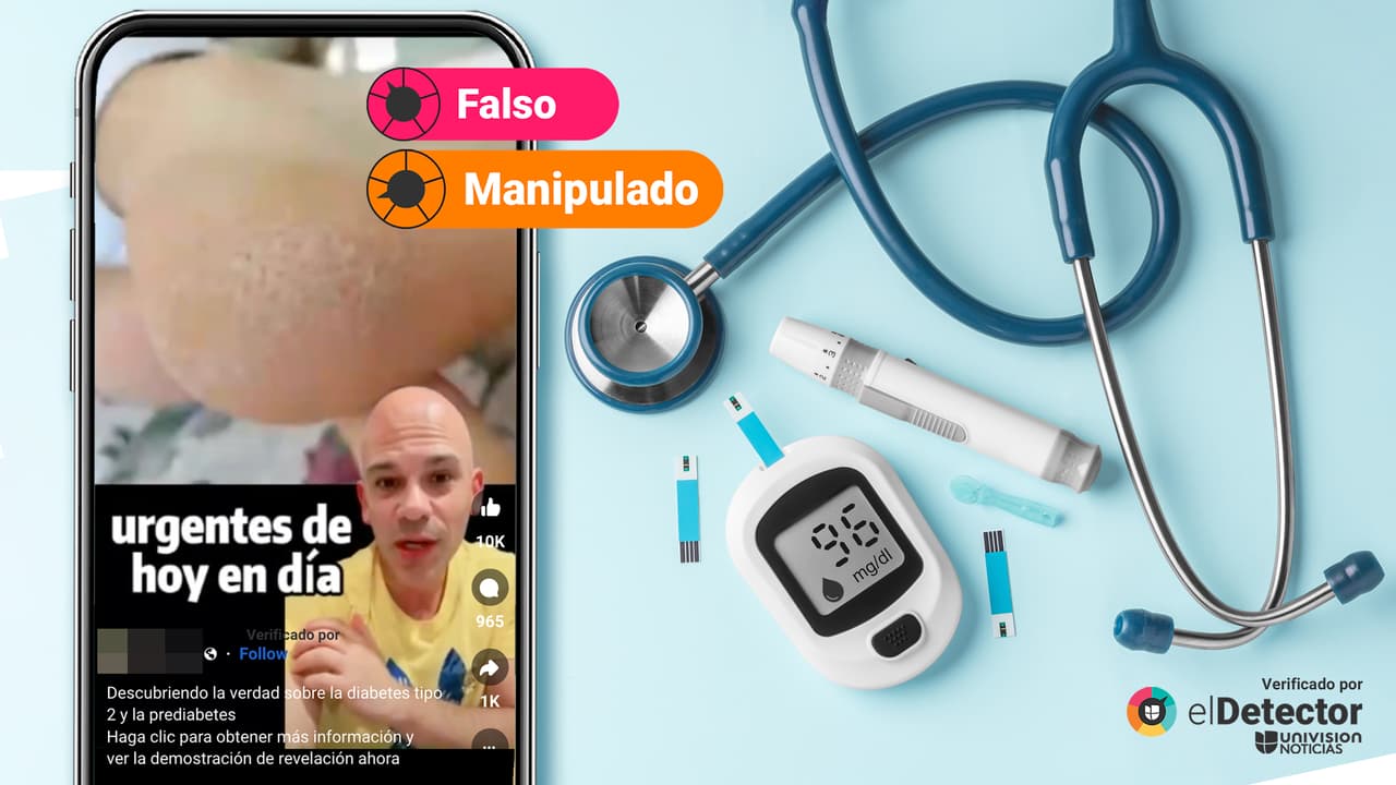 El doctor Juan Rivera no promueve  una “pastilla revolucionaria” que “cura” la diabetes: ese video fue manipulado 