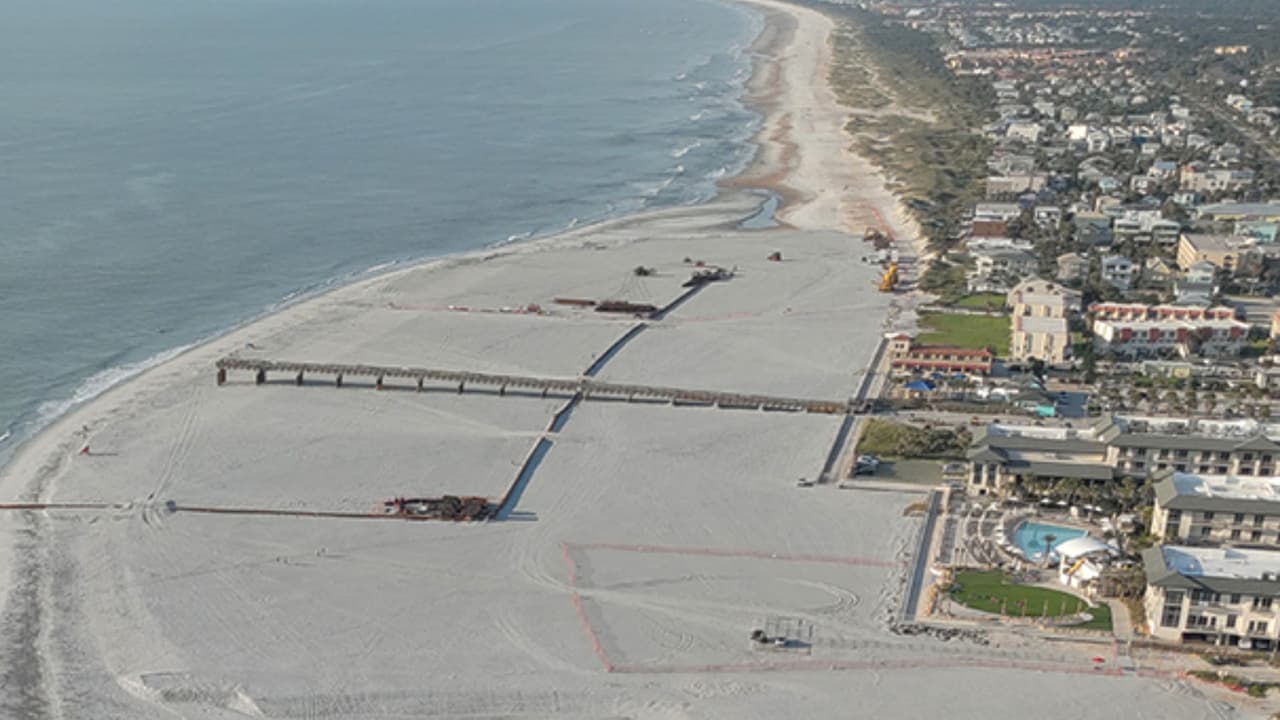 Muelle de St. Augustine Beach: ¿Por qué se quedó sin agua?