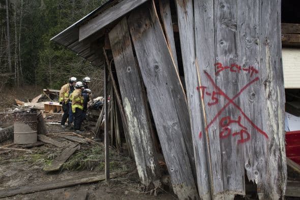 En la zona del suceso las casas están distribuidas de manera dispersa.