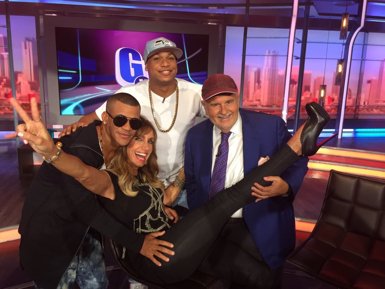 Nuestra Flaca se dejó cargar por los chicos de Gente de Zona.