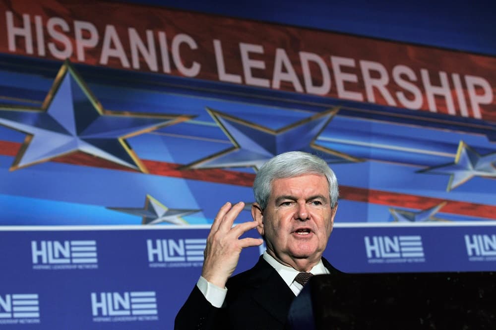 Gingrich como vicepresidente de Trump: ¿bastará para rescatar el voto latino?