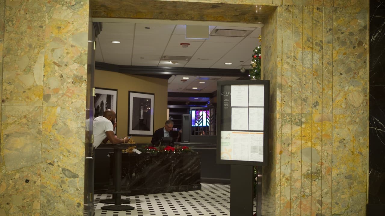 Así es la entrada al local.