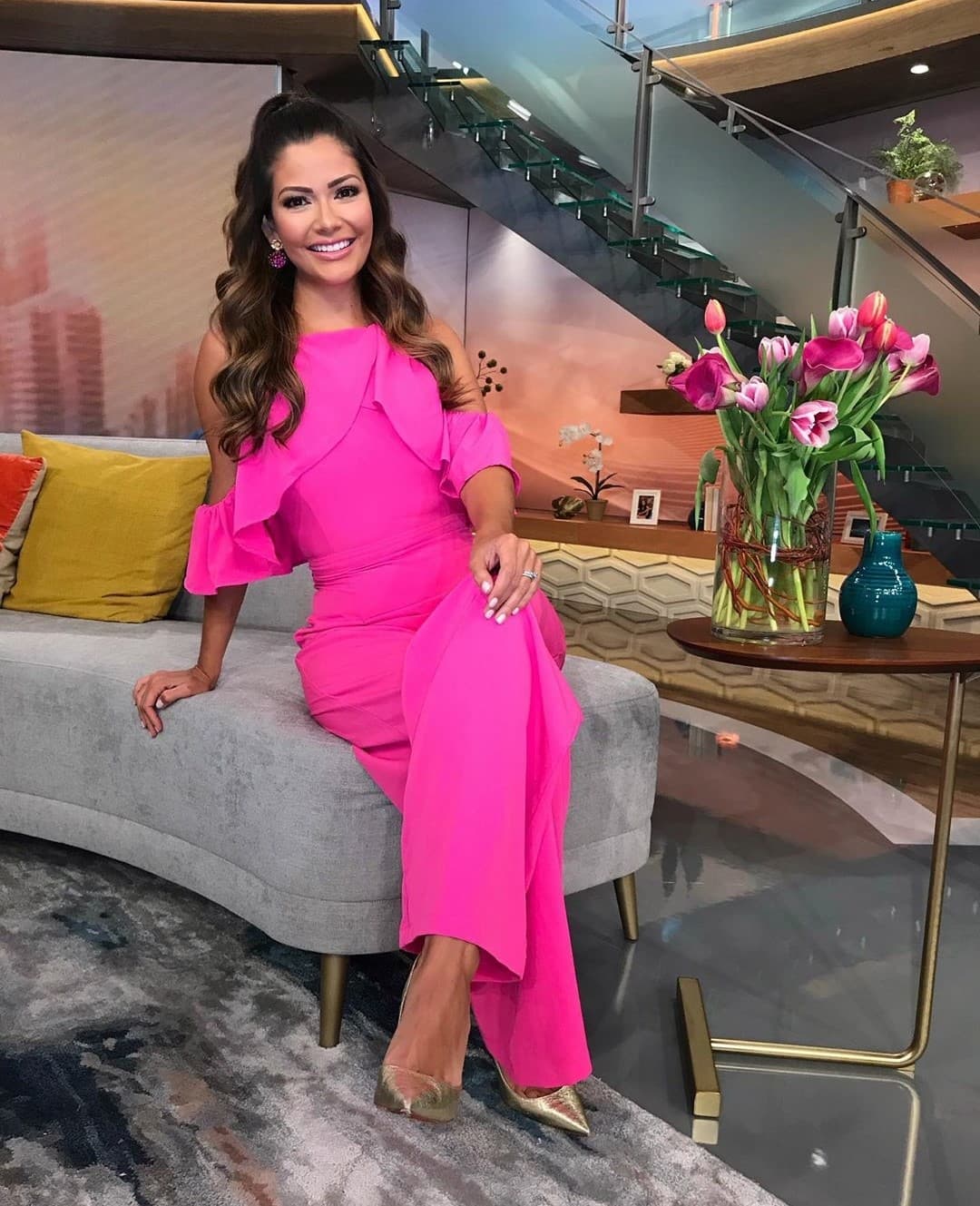 Ana Patricia confesó que para el peinado de esta fotografía se inspiró en JLo, una de las celebridades que marca tendencia cada vez que agrega algo a su apariencia.
<br>