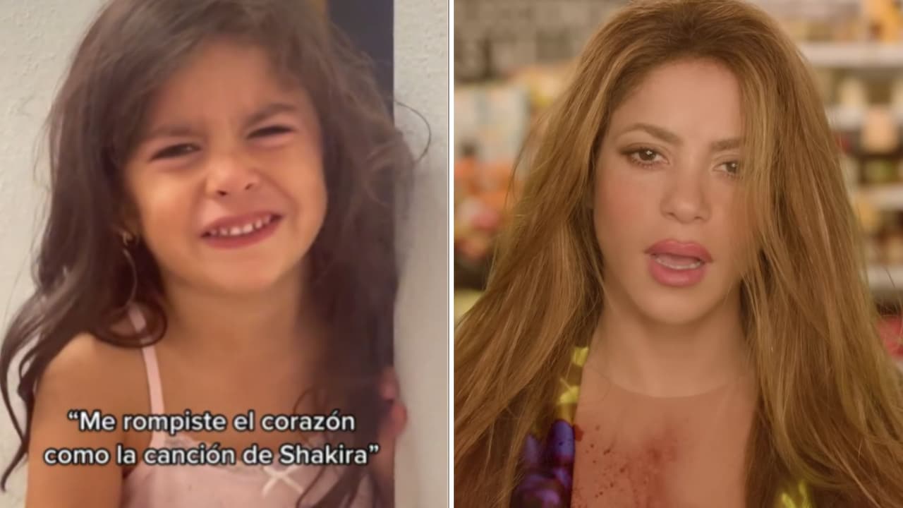 Niña hace berrinche y dice a su mamá que le rompió el corazón "como la canción de Shakira"