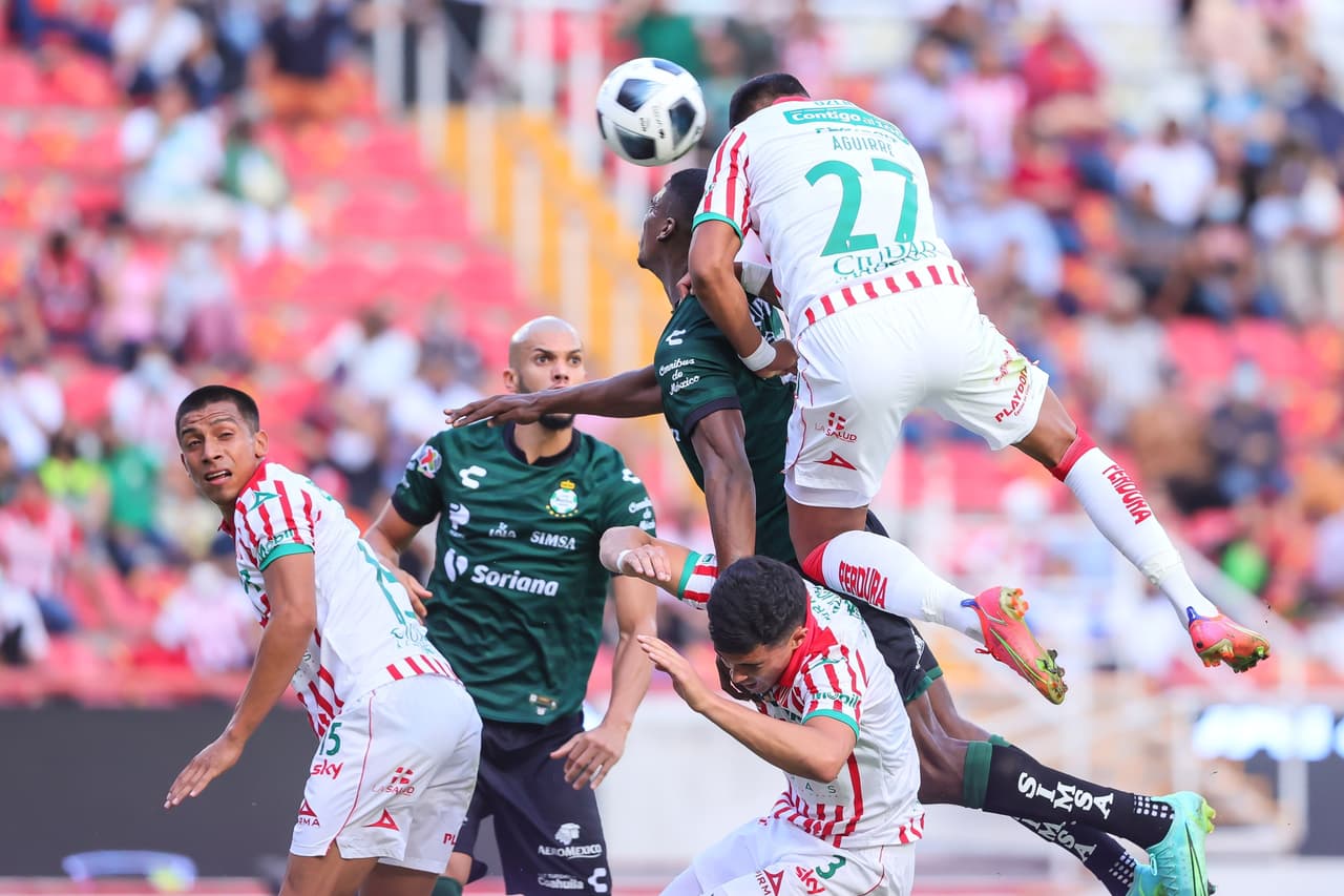 Juan Otero, Jesús Ocejo y Diego Valdés son los encargados de anotar los primeros tres goles del Apertura 2021 en la goleada de Santos 0-3 sobre Necaxa.