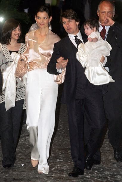 Esta fue la primer imagen de la pequeña con sus papis. Sin duda fue una de las más esperadas.