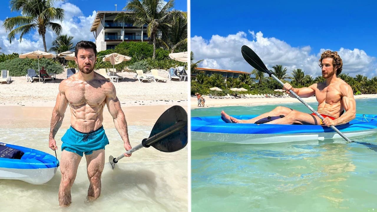 También disfrutaron de practicar kayak en las aguas cristalinas del lugar.
<br>