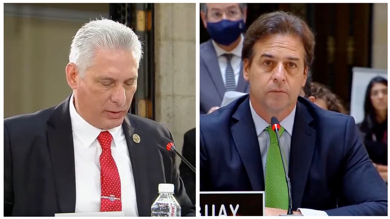 Presidente de Uruguay cita "Patria y Vida" a Díaz-Canel durante debate en cumbre de la CELAC