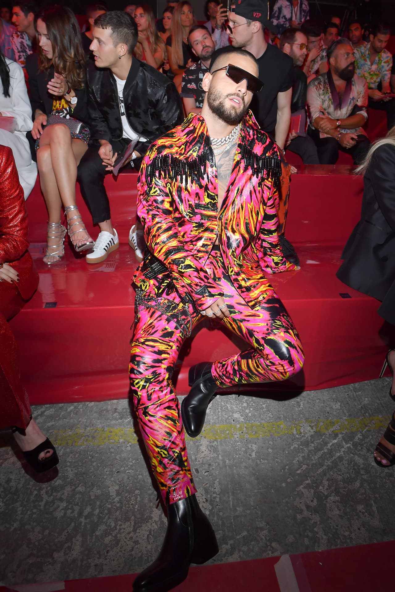 A la par de su visita a Marruecos, el 'Pretty boy', artista más nominado este año a Premios Juventud (ocho categorías), estuvo de gira en Europa con conciertos en Italia, Polonia, entre otros lugares.