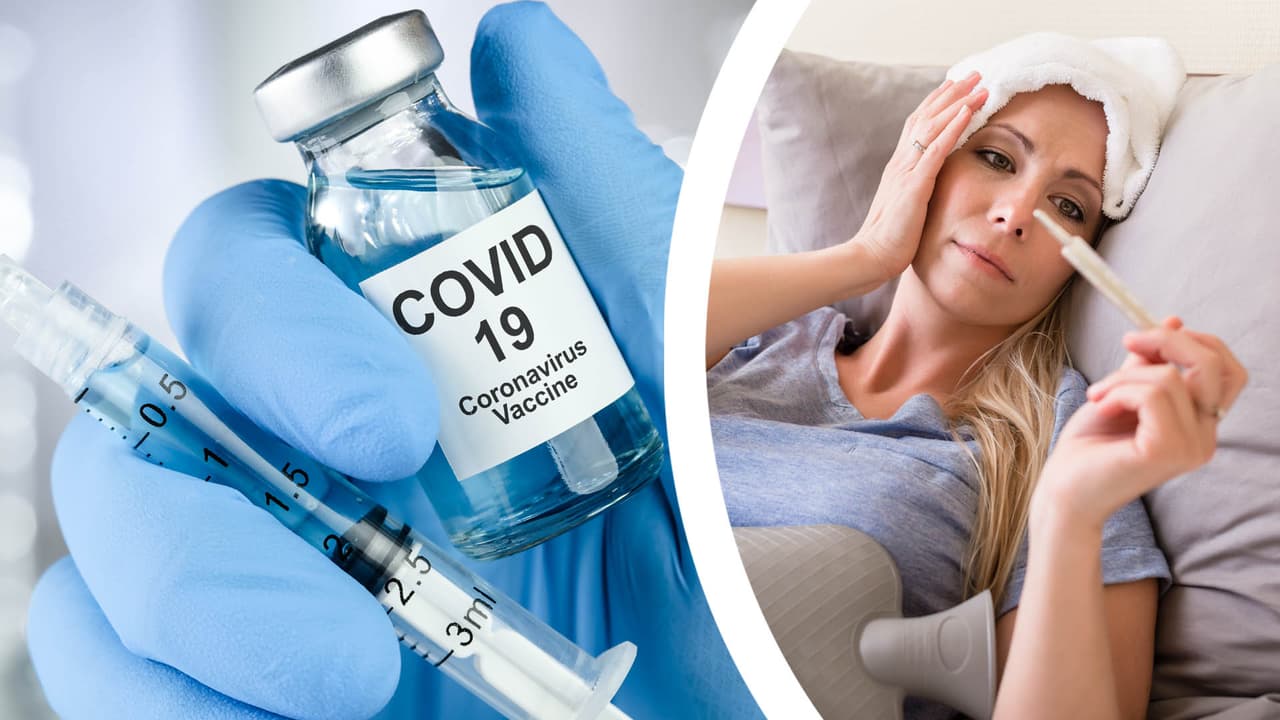 Los efectos secundarios son fiebre, dolor de cabeza y muscular, fatiga, dolor en la zona de la inyección y náuseas.