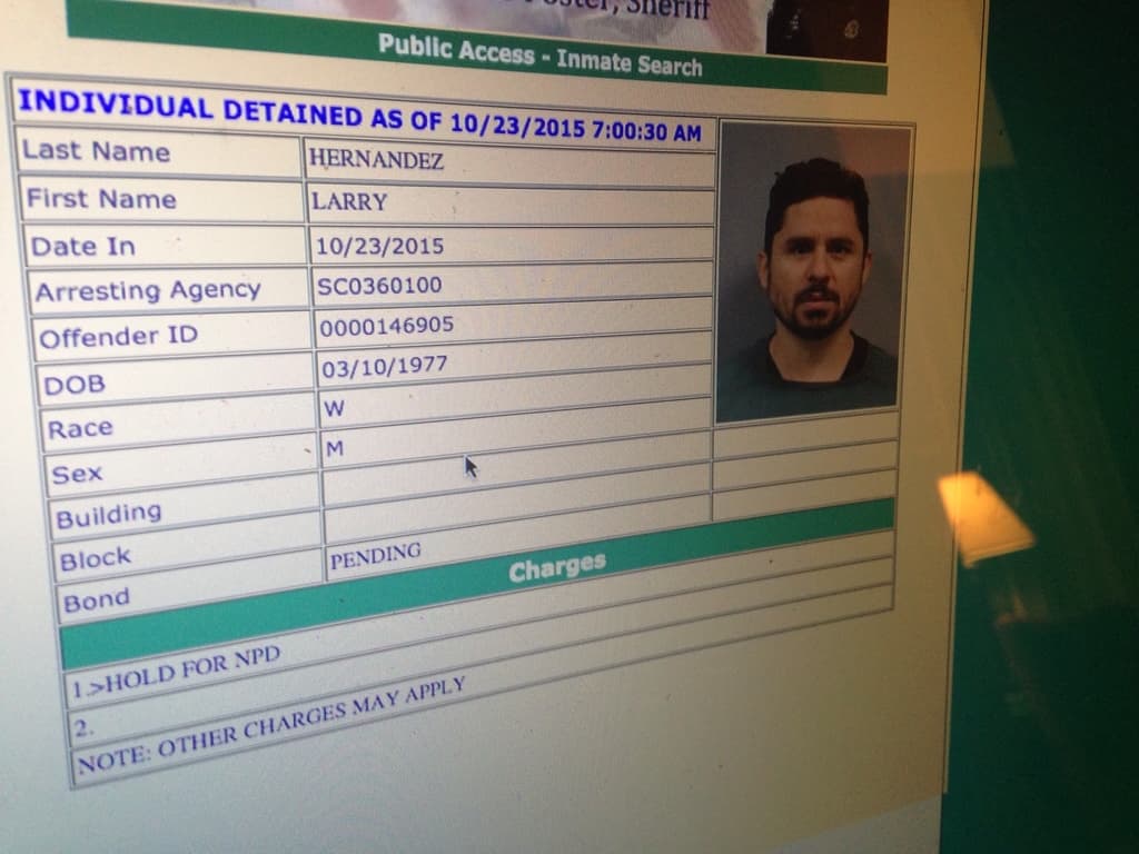 Tras casi un mes en prisión, Larry recuperó su libertad bajo fianza el 23 de octubre de 2015, luego de ser extraditado a Carolina del Sur, lugar donde fue la acusación.