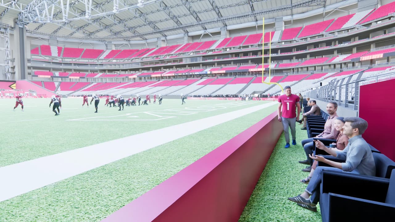 <b>End Zone Field Seats</b>
<br>Consigue la mejor experiencia de touchdown en los exclusivos asientos de campo End Zone. “Sumérgete en la trepidante acción mientras presencias cada emocionante obra desde esta perspectiva única”.