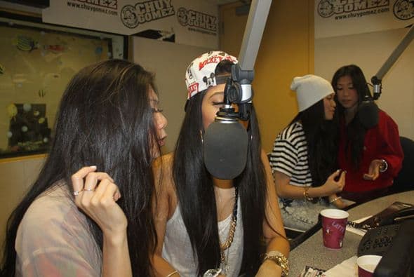 The Jazmin Sisters stopped by the Hot 105.7 studios to visit with Chuy Gomez. These ladies are TALENTED! Check out the pics here!