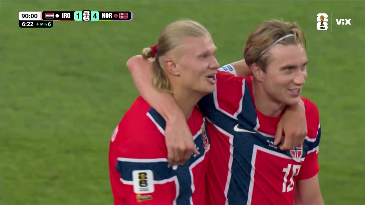 ¡Autogol de Aymen Hussein! Noruega firma el cuarto en el marcador