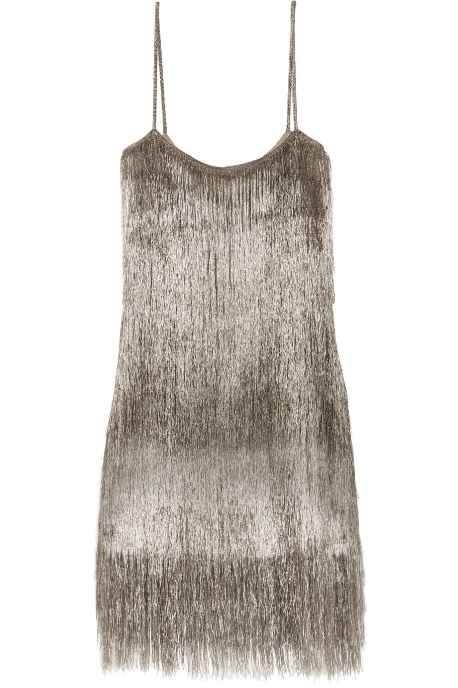 Este vestido tiene más ocasiones de uso de las que se puede sospechar. Si para Thanksgiving no habrá mucho formalismo en casa, lo puedes llevar con una chamarra de cuerpo y unos botines, pero si lo quieres volver a usar en la celebración de fin de año, lo puedes elevar con unas delicadas sandalias y el pelo recogido. (Rachel Zoe)
<br>