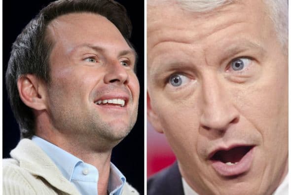 Christian Slater y Anderson Cooper | El actor y el presentador de CNN estudiaron en la Escuela Dalton de Nueva York, pero mientras Cooper se graduó y se fue a estudiar a Yale, Slater dejó la escuela y se dedicó a actuar, algo de lo que dice está arrepentido. "La secundaria no fue algo que tomara ni remotamente en serio, y ahora tengo estos niños, entonces es como '¿qué voy a hacer?'. Slater, sin embargo, hizo algo para darle el ejemplo a sus hijos, y en 2008 volvió a la escuela y completó sus estudios de secundaria.