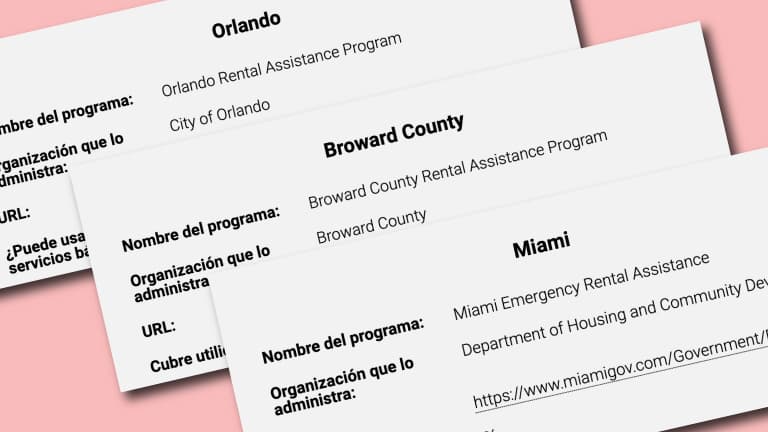 ¿No has podido pagar la renta? Esta herramienta te ayuda a ubicar organizaciones que distribuyen ayuda federal cerca de ti 